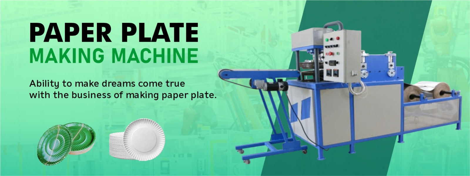 Paper Plate Making Machines in Telangana Mahbubnagar