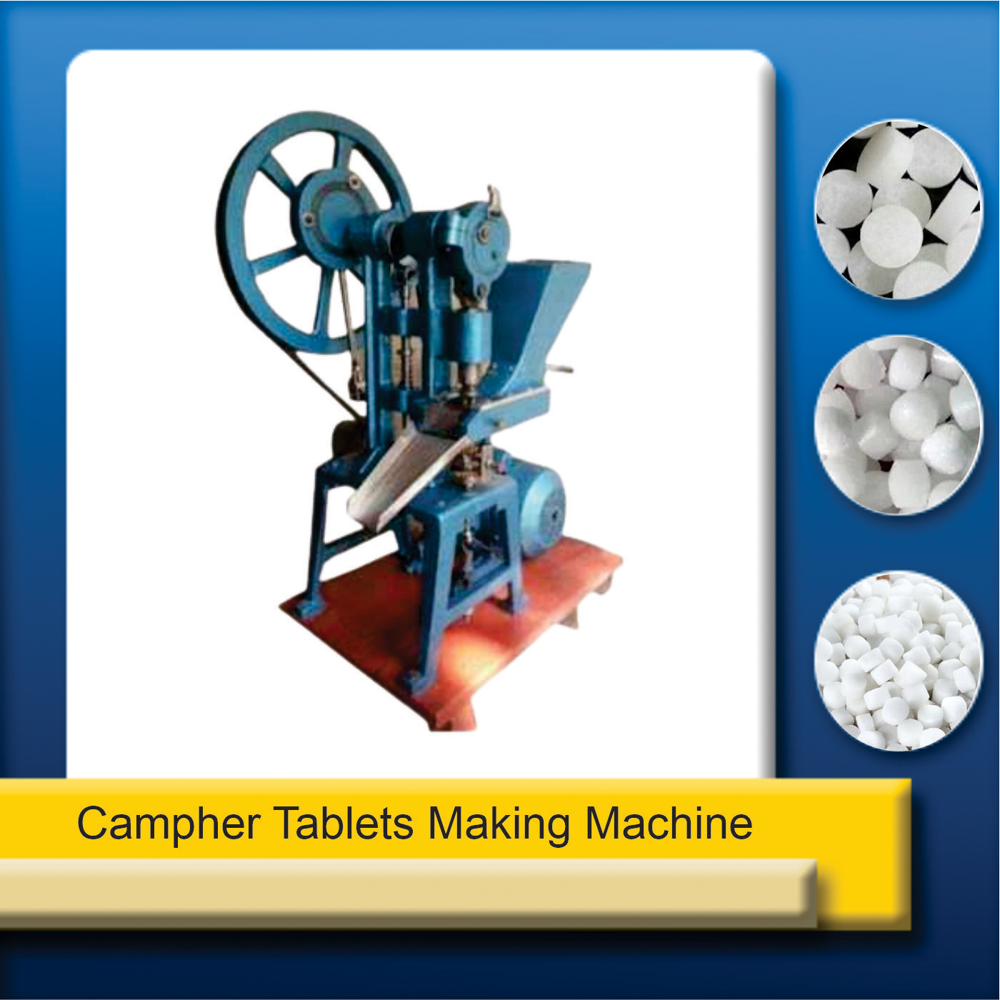 High-Performance Camphor Tablet Punching Machine – Efficient & Durable