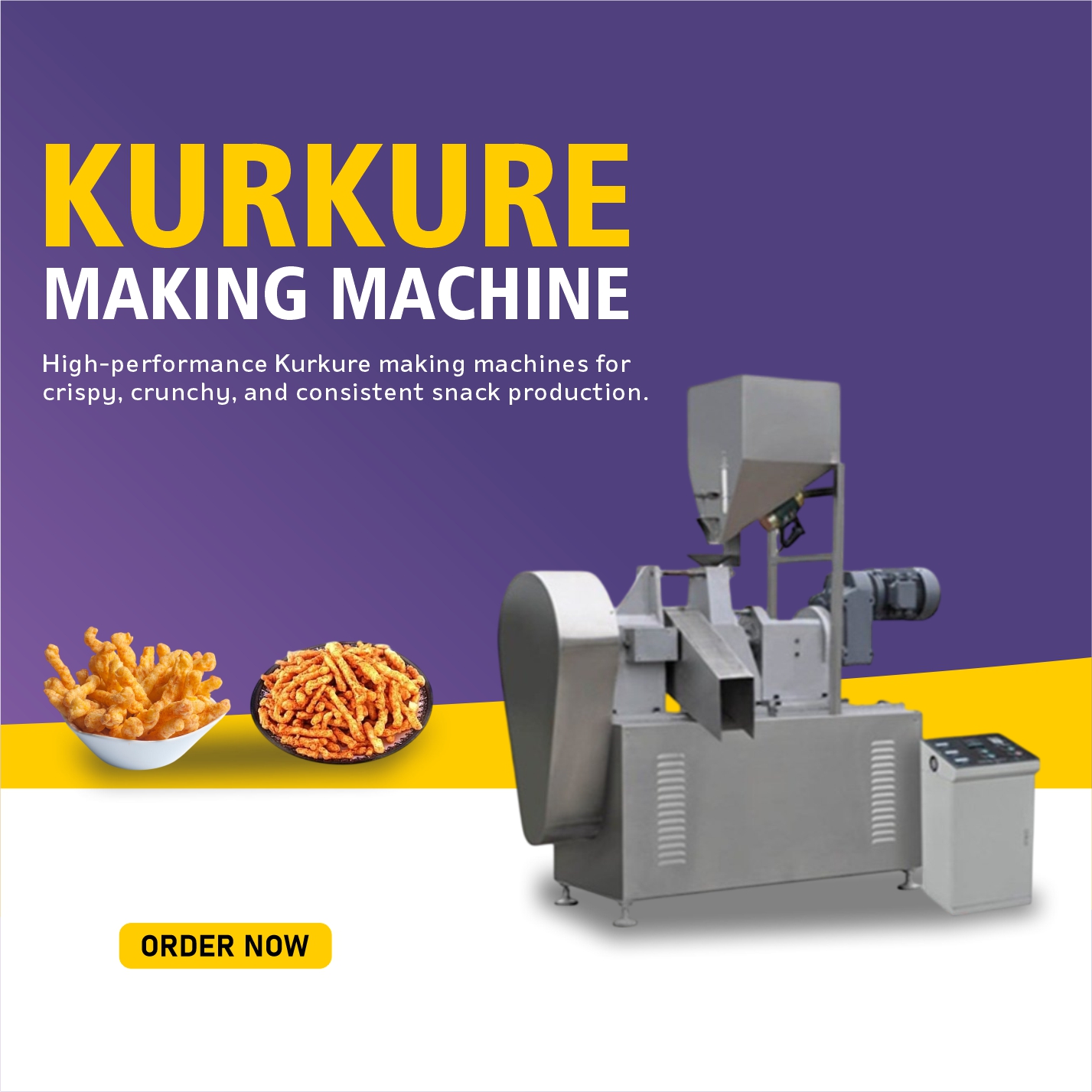Kurkure Making Machine | Automatic & High Production