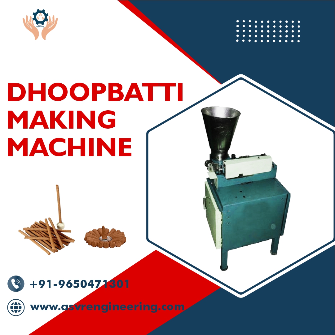 Automatic Dhoopbatti Making Machine – High-Speed Incense Stick Production