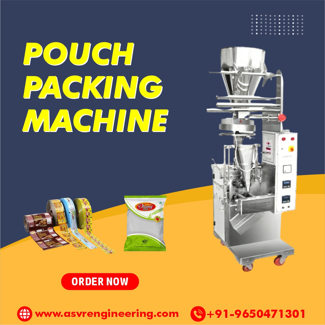 High-Speed Automatic Pouch Packing Machine – ASVR Engineering