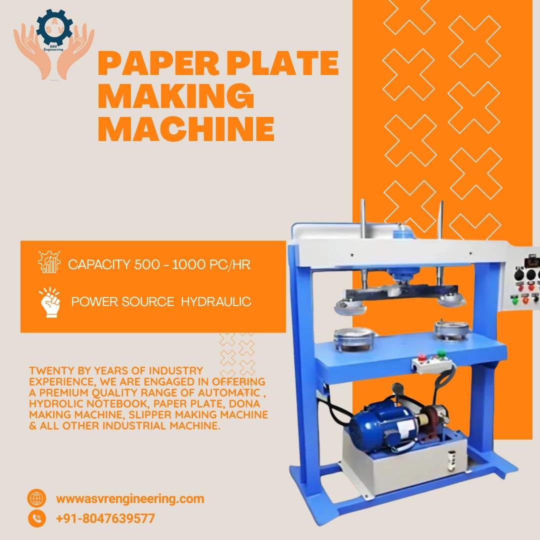 Fully Automatic Paper Plate Machine – Start a Profitable Business in 2025
