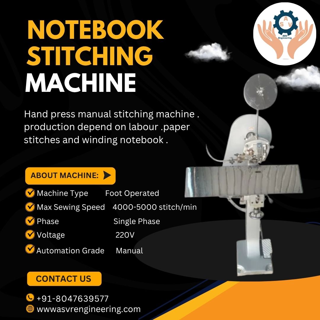 Notebook Binding & Cutting Machine – Precision & Efficiency for Perfect Finishing