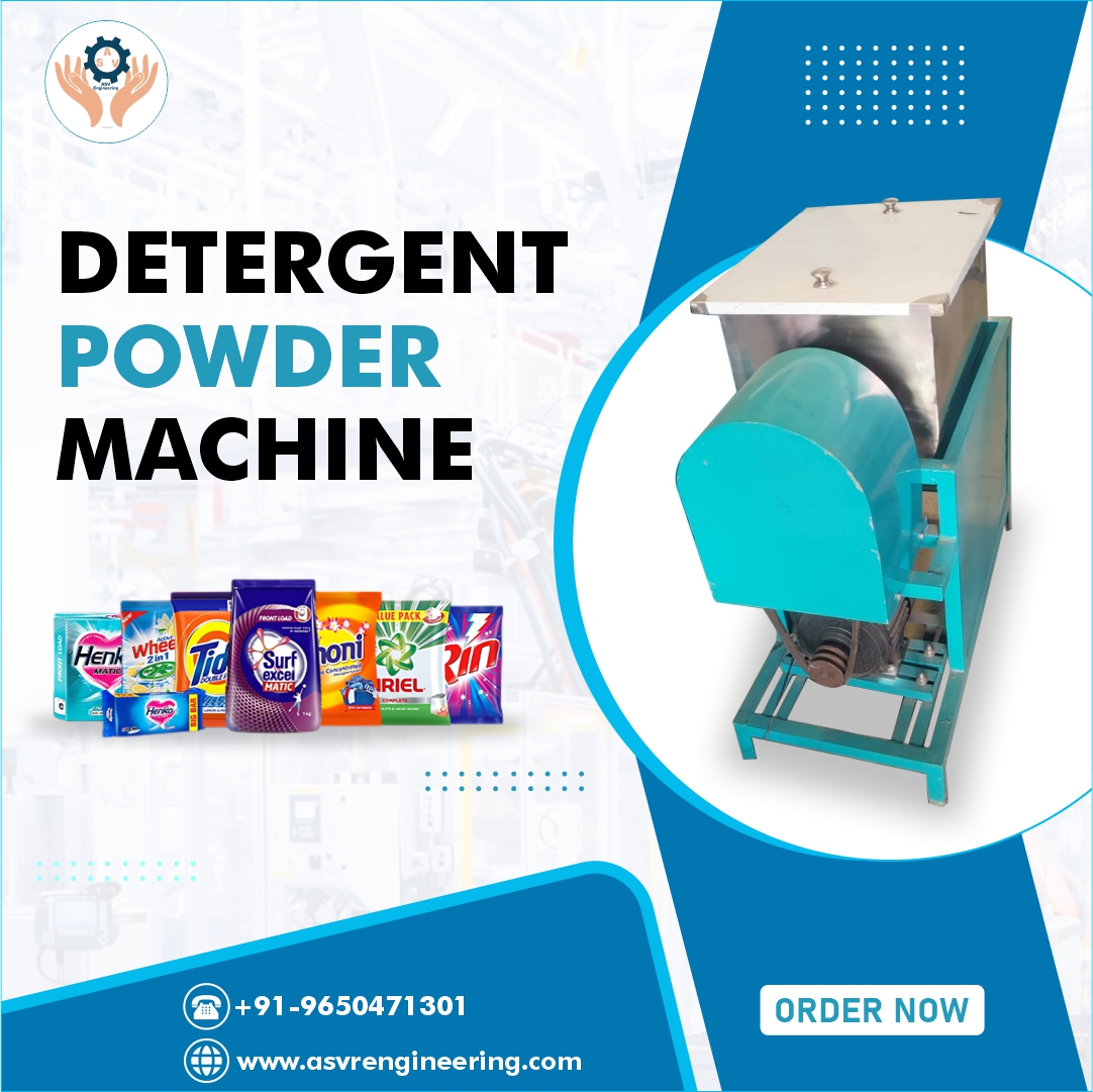 Top Manufacturer of Detergent Powder Making Equipment