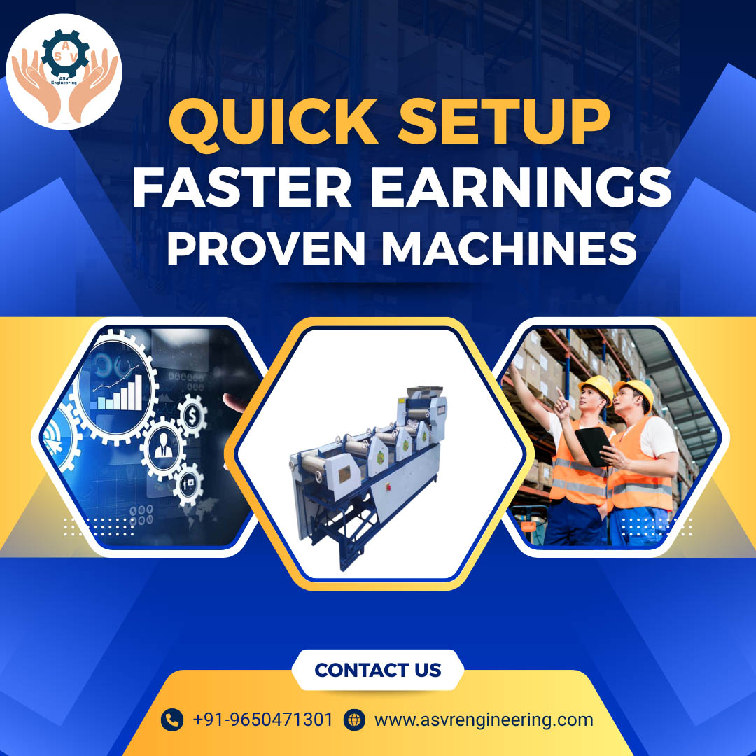 No Office Needed – Start Your Home Industry with ASVR Engineering Machines