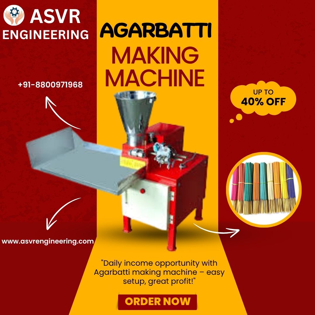 Manual Agarbatti Making Machine in Ampati, Meghalaya | ASVR Engineering Pvt Ltd
