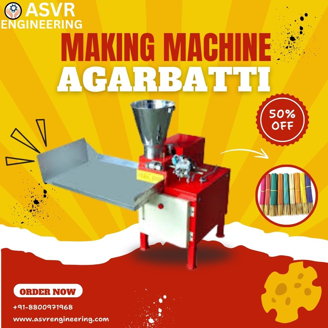 Manual Agarbatti Making Machine in Mawsynram, Meghalaya – ASVR Engineering Pvt Ltd