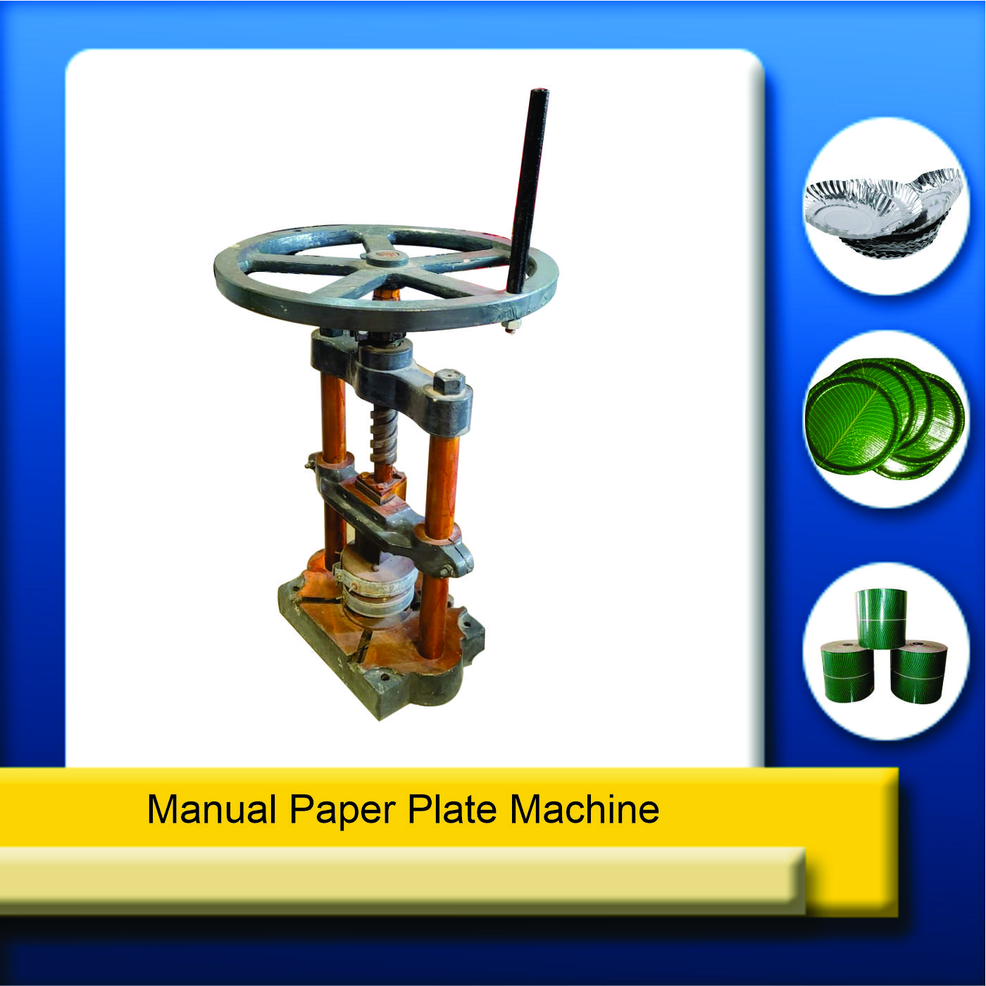 Paper Plate Machine With Die Set in Delhi