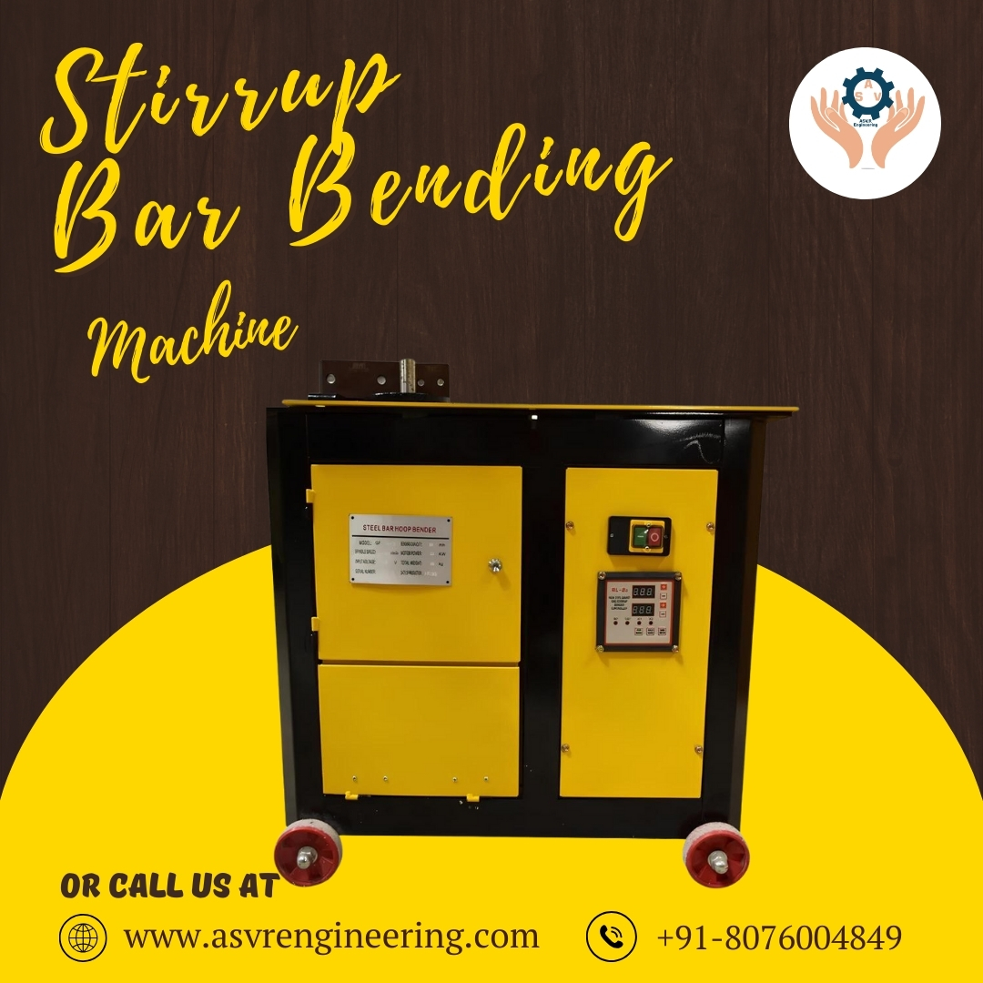 Automatic Stirrup Bender Manufacturers in India – High Speed & Precision Rebar Bending Machines