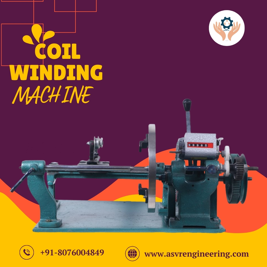 Automatic Motor Coil Winding Machine Manufacturer in India | ASVR ...