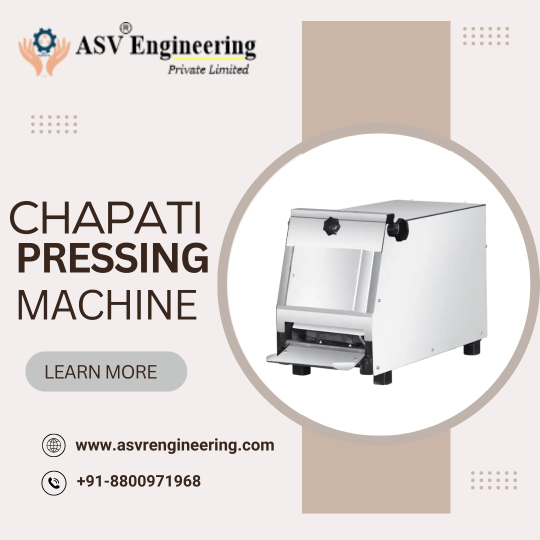 Chapati Pressing Machine