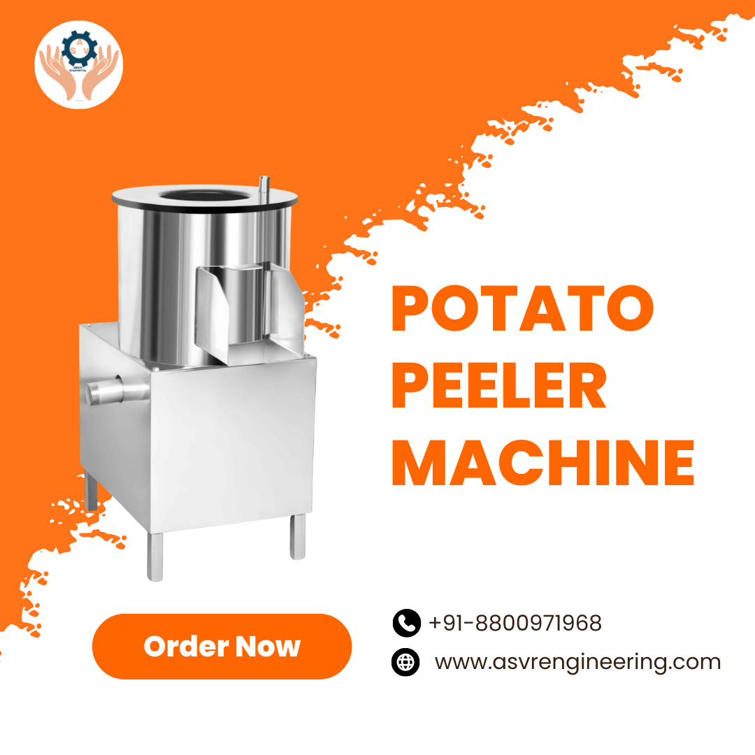 Potato Peeler Machine for Commercial Use – Fast, Durable & Low Maintenance Equipment
