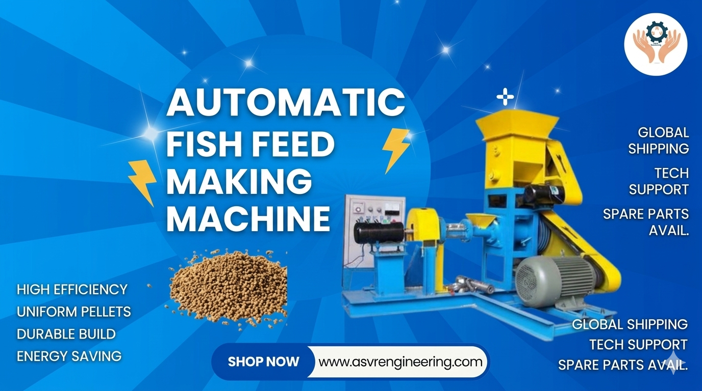 Automatic Fish Feed Making Machine – Advanced Solution for High-Quality Fish Feed Production
