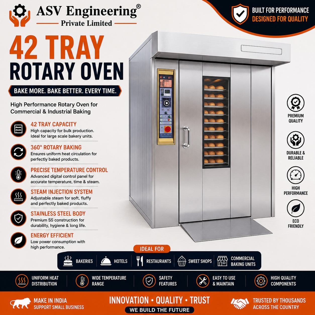 42 Tray Rotary Oven Machine in Ramnagar, Uttarakhand
