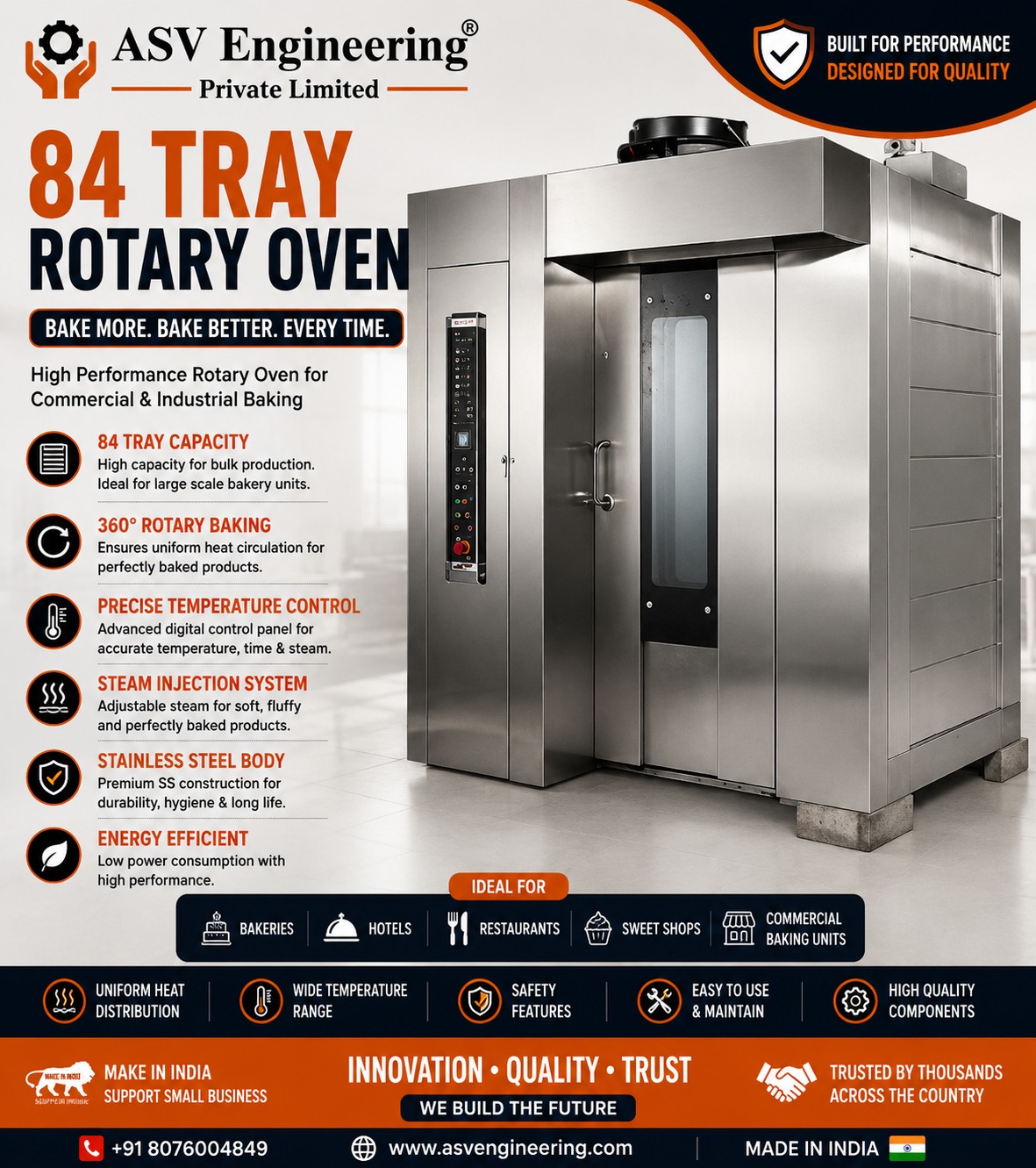84 Tray Rotary Oven Machine in Munger, Bihar