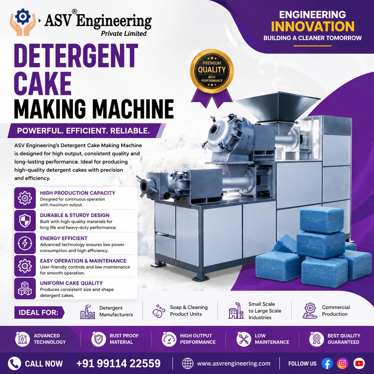 Detergent Cake Making Machine Machine Manufacturer in Chiahpi
