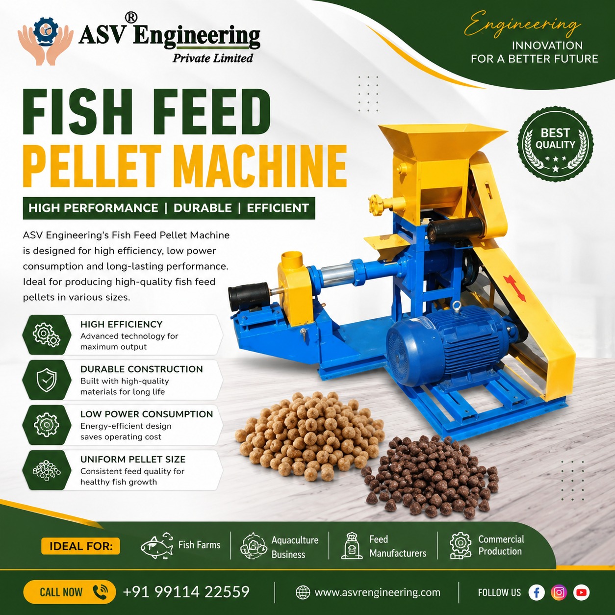 Fish Feed Making Machine Machine at Best Price in Dehri
