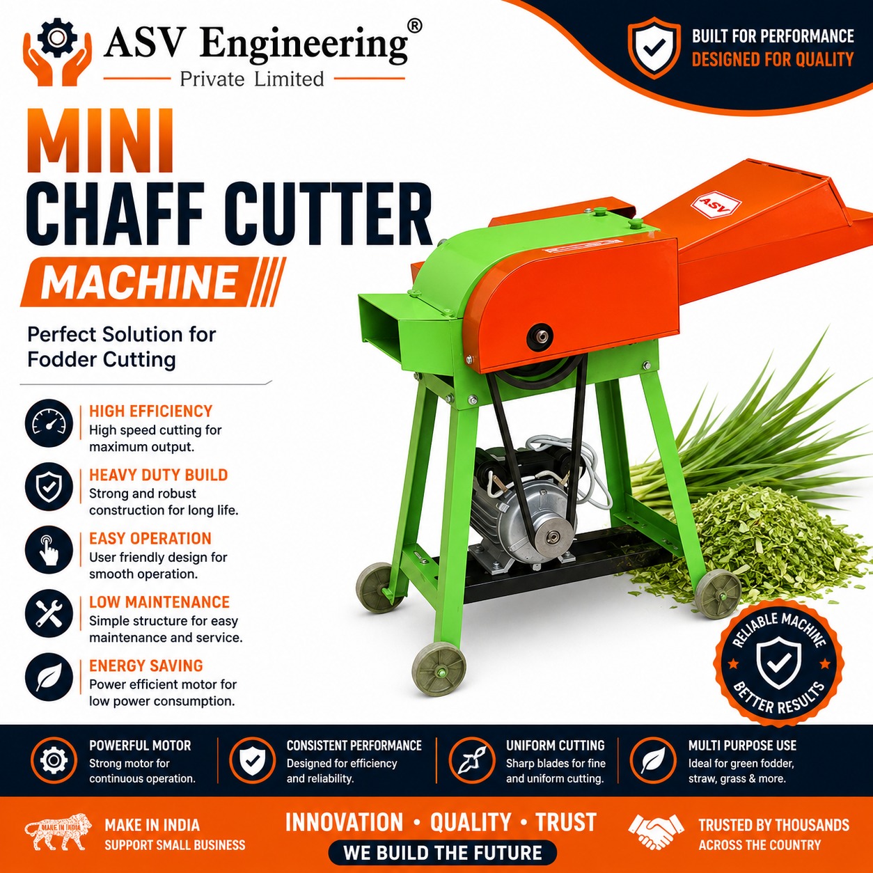 Buy Mini Chaff Cutter Machine in Jamui Bihar - ASVR Engineering