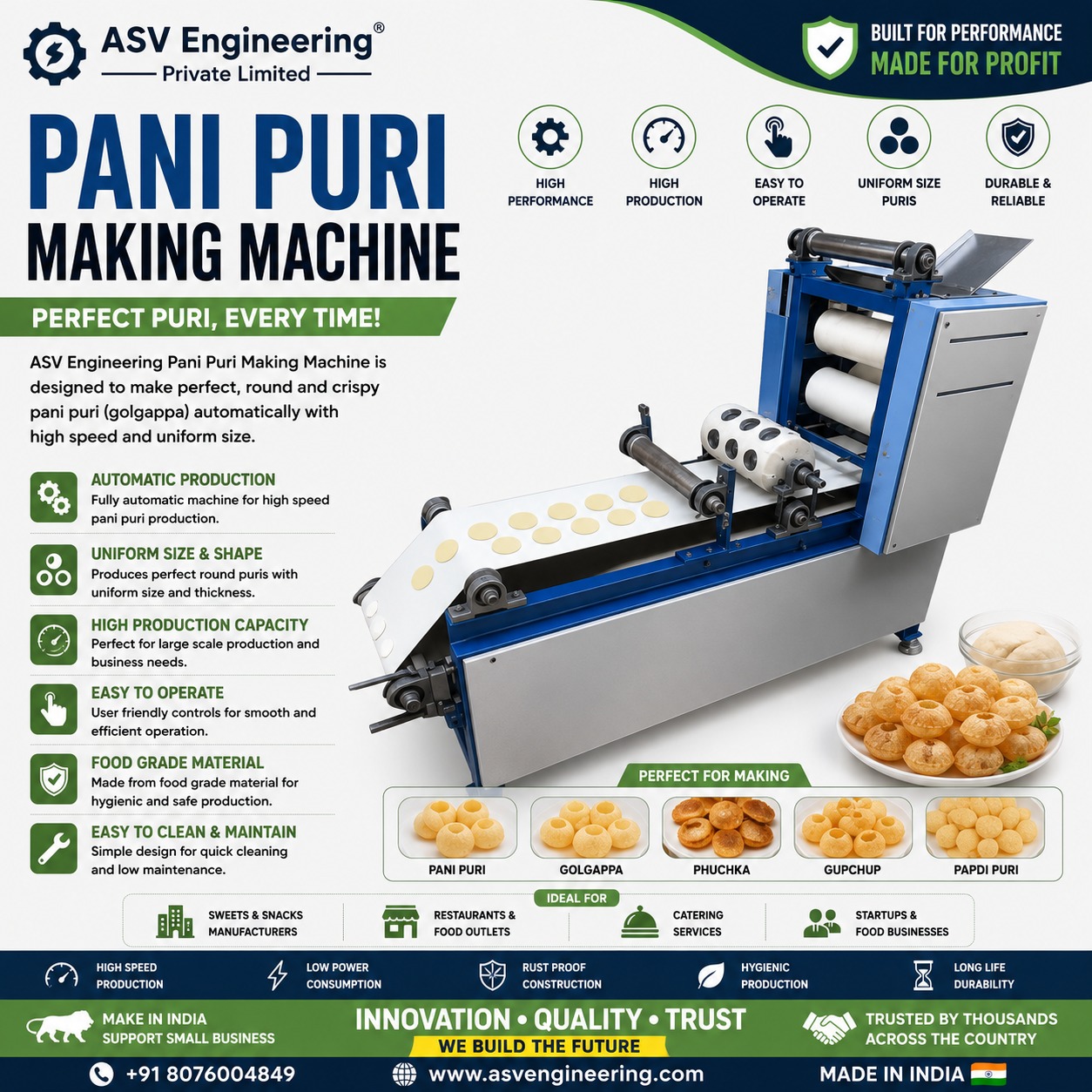Pani Puri Making Machine in Katihar, Bihar