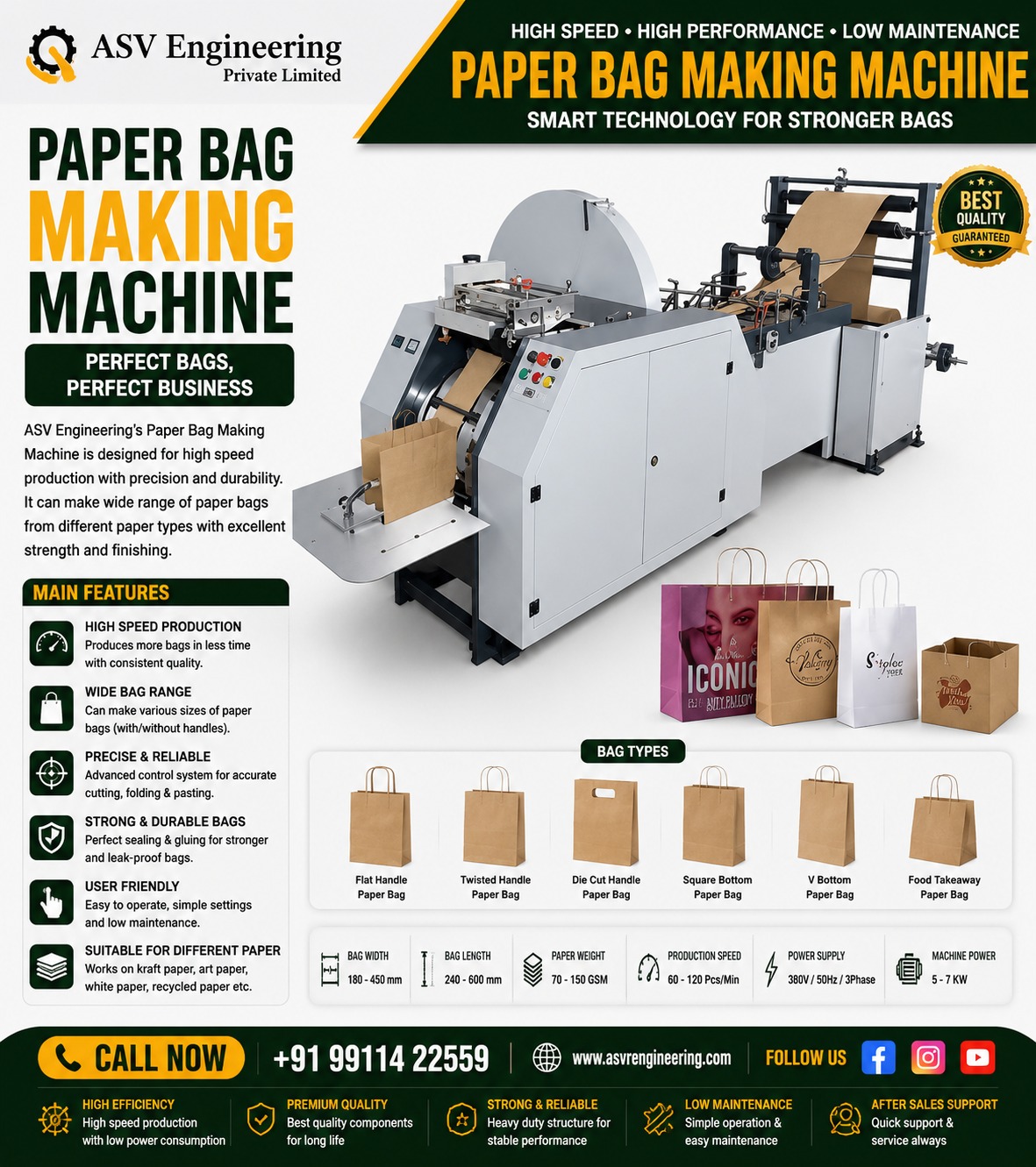 Affordable Paper Bag Making Machine Machine in India with Premium Quality