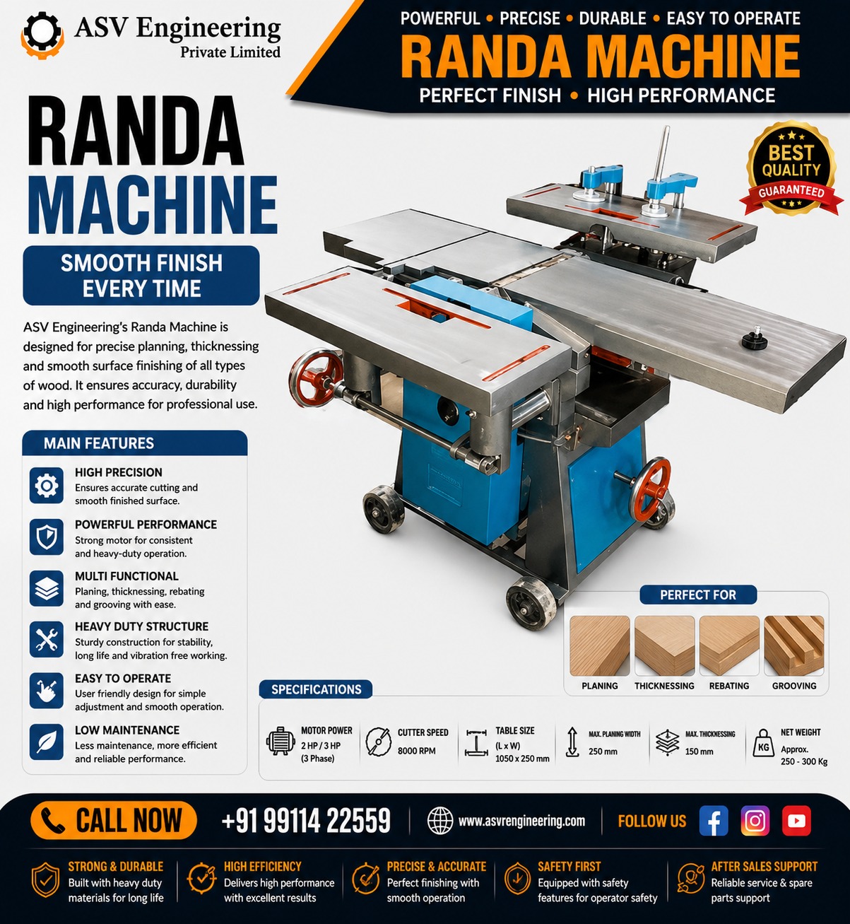 Randa Machine System with Complete Support | ASVR Engineering