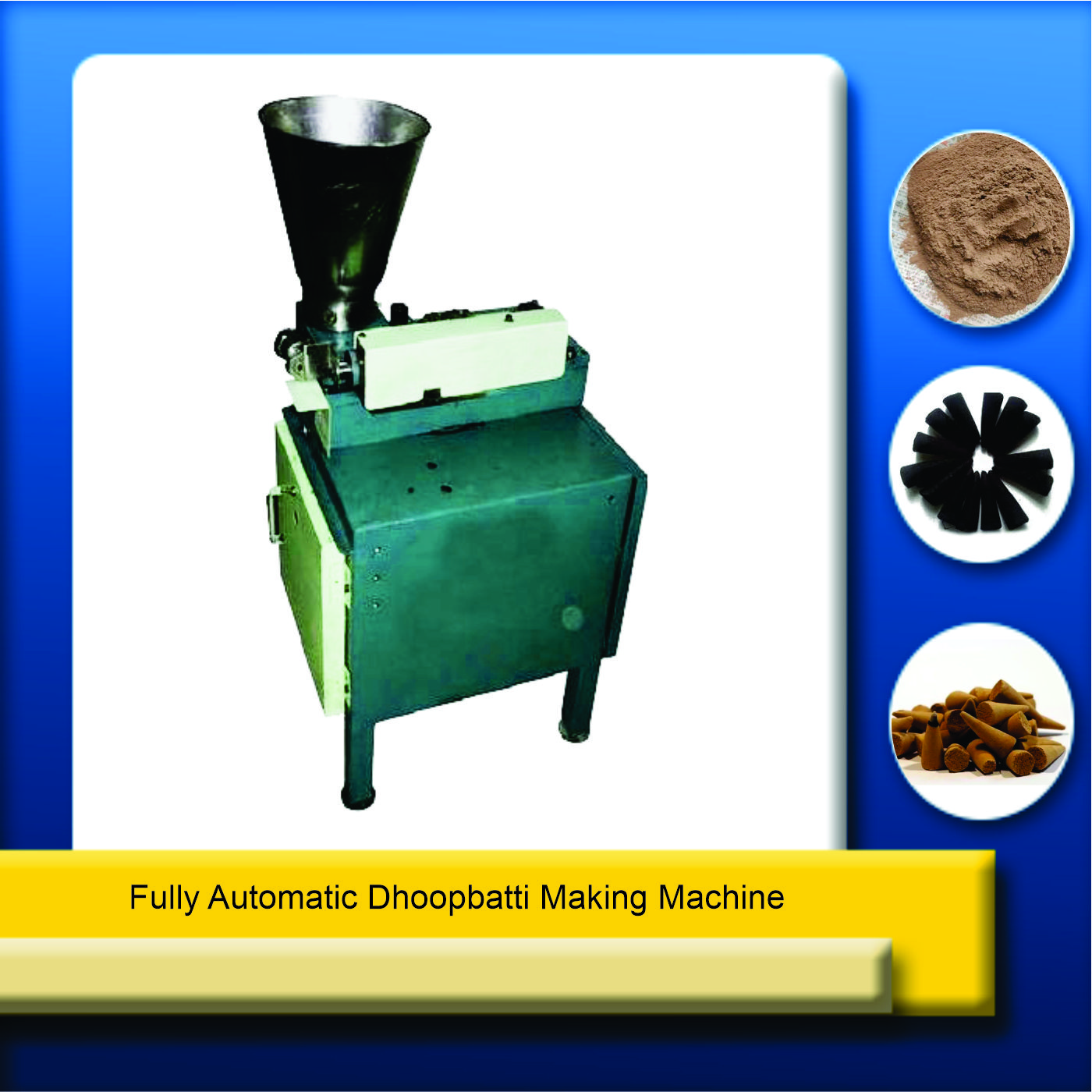 fully automatic dhoopbatti making machine