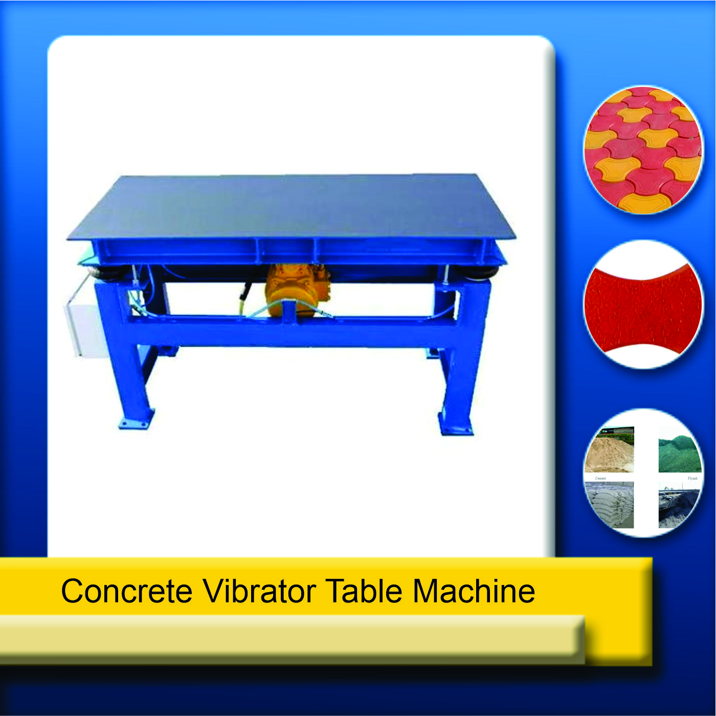 concrete vibrator table