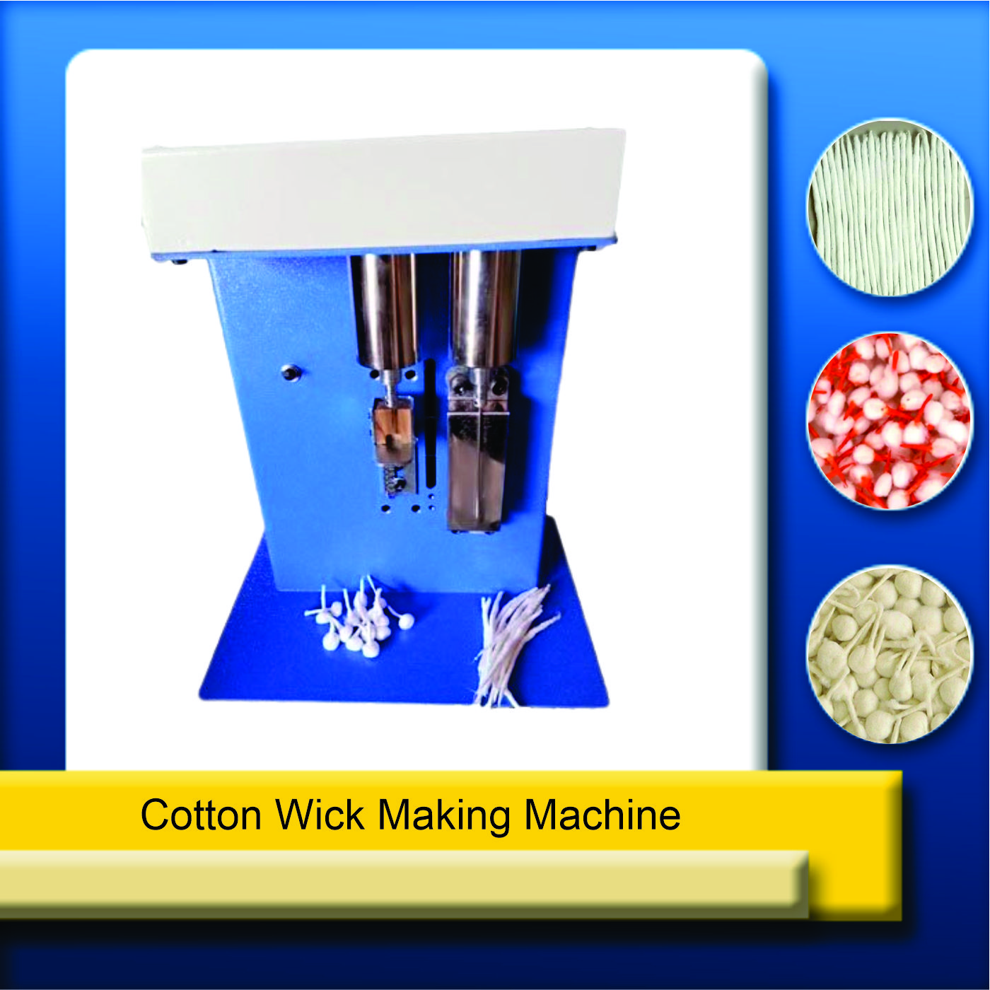 cotton wick making machine
