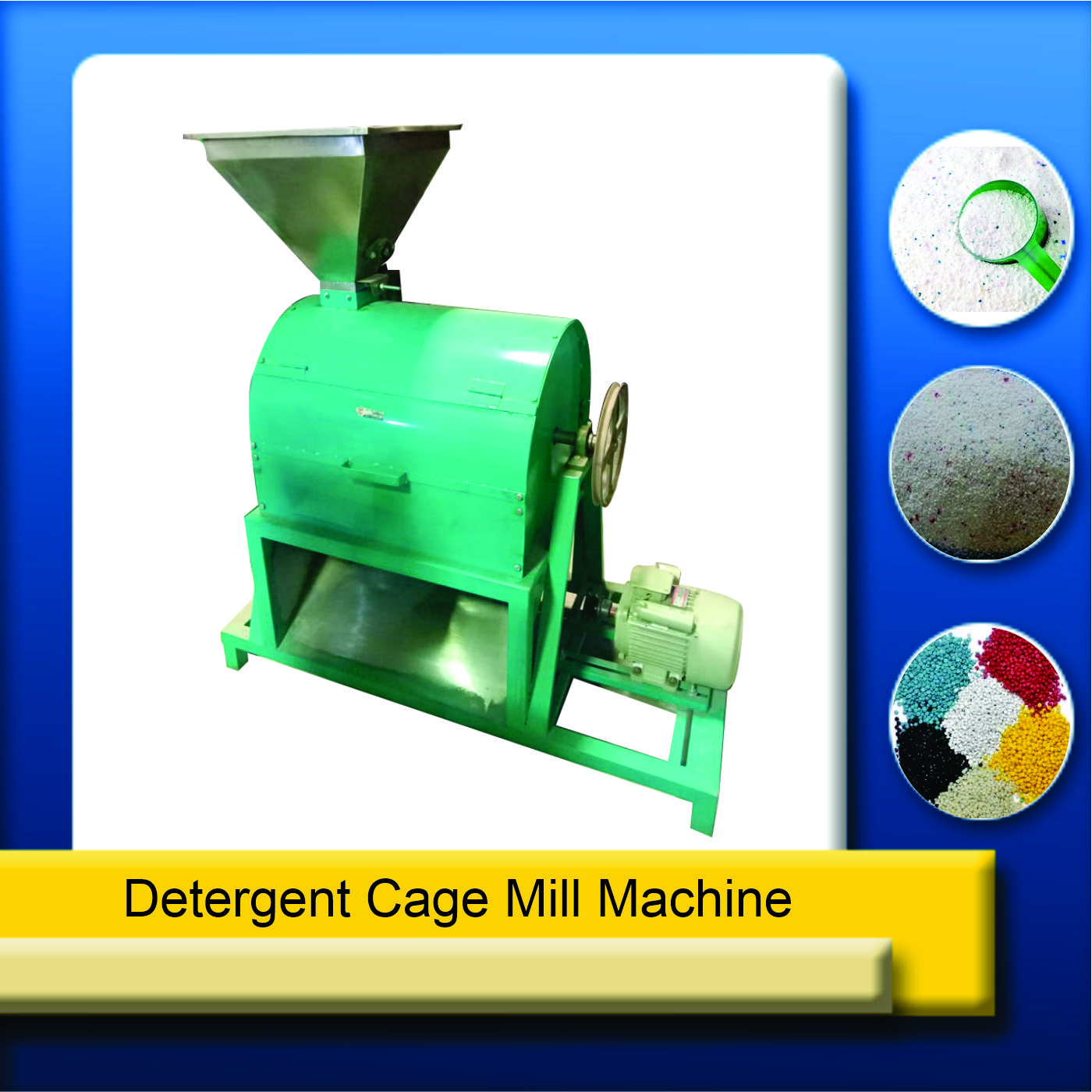 detergent powder cage mill machine