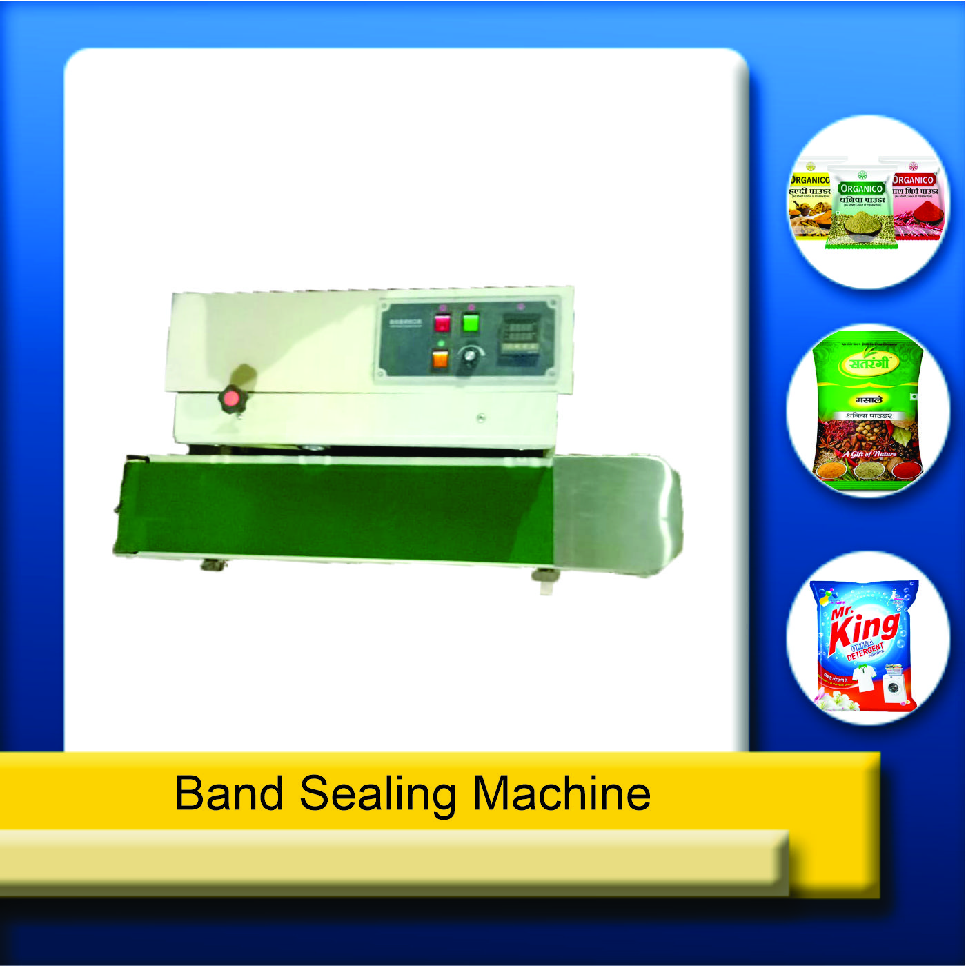 horizontal band sealing machine without stand