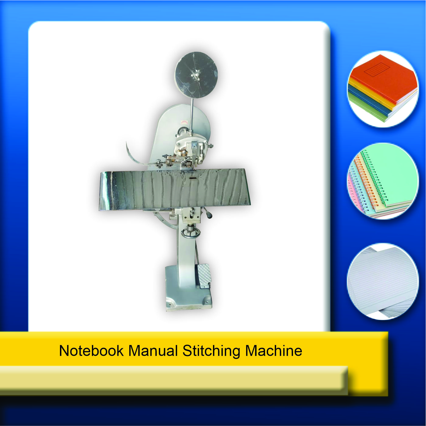 manual notebook stitching machine