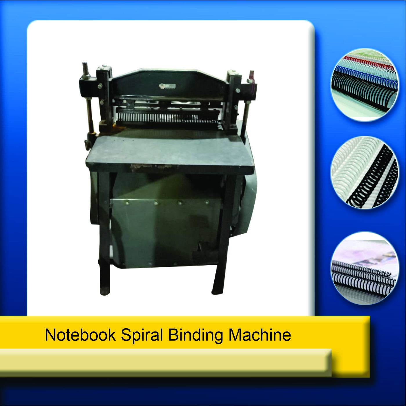 notebook spiral binding machine