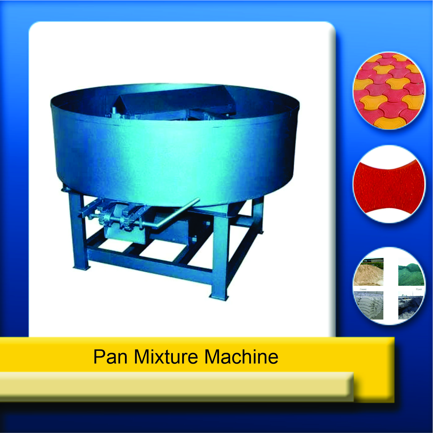 pan mixture machine