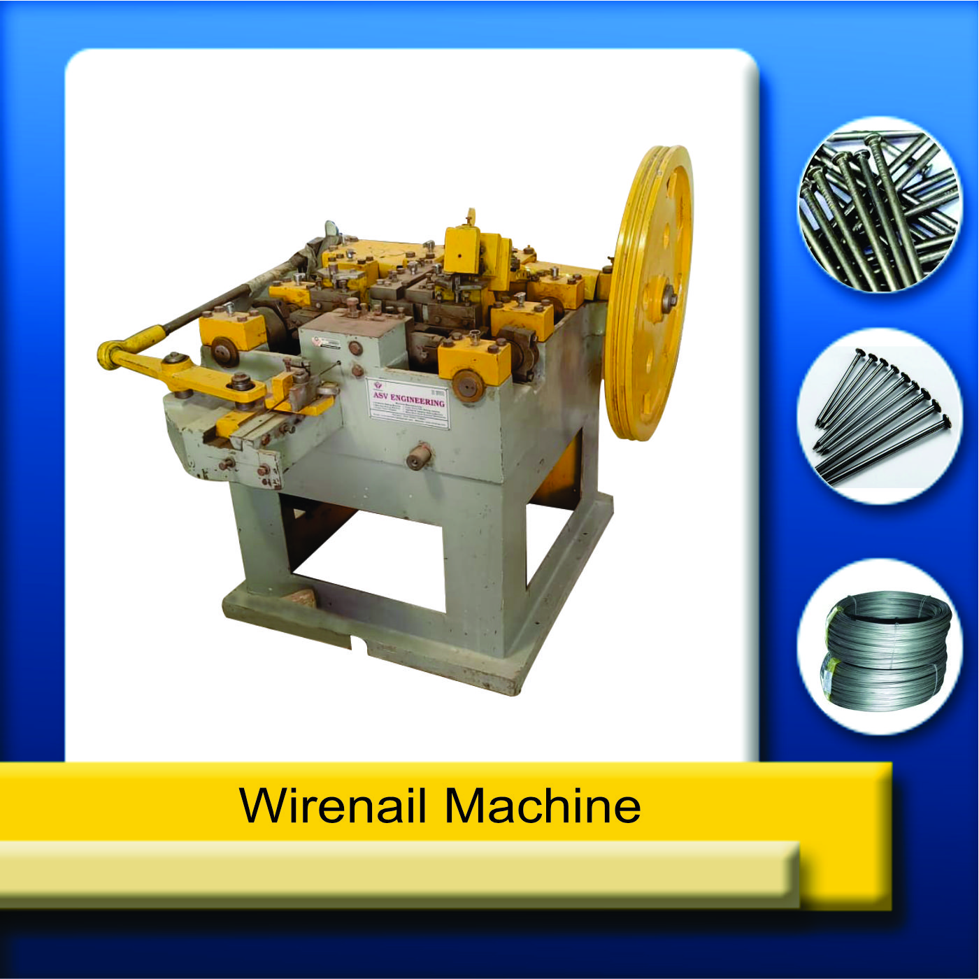 Wire Nail Making Machine N2 in Delhi at best price by Om Sai Ram  Enterprises (Branch Office) - Justdial